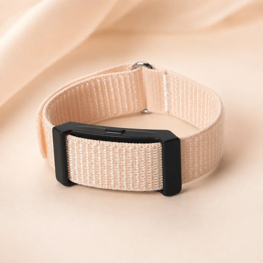 Correa deportiva de nailon flexible con hebilla, banda de repuesto transpirable y ajustable para rastreador de actividad Hume, para hombres y mujeres