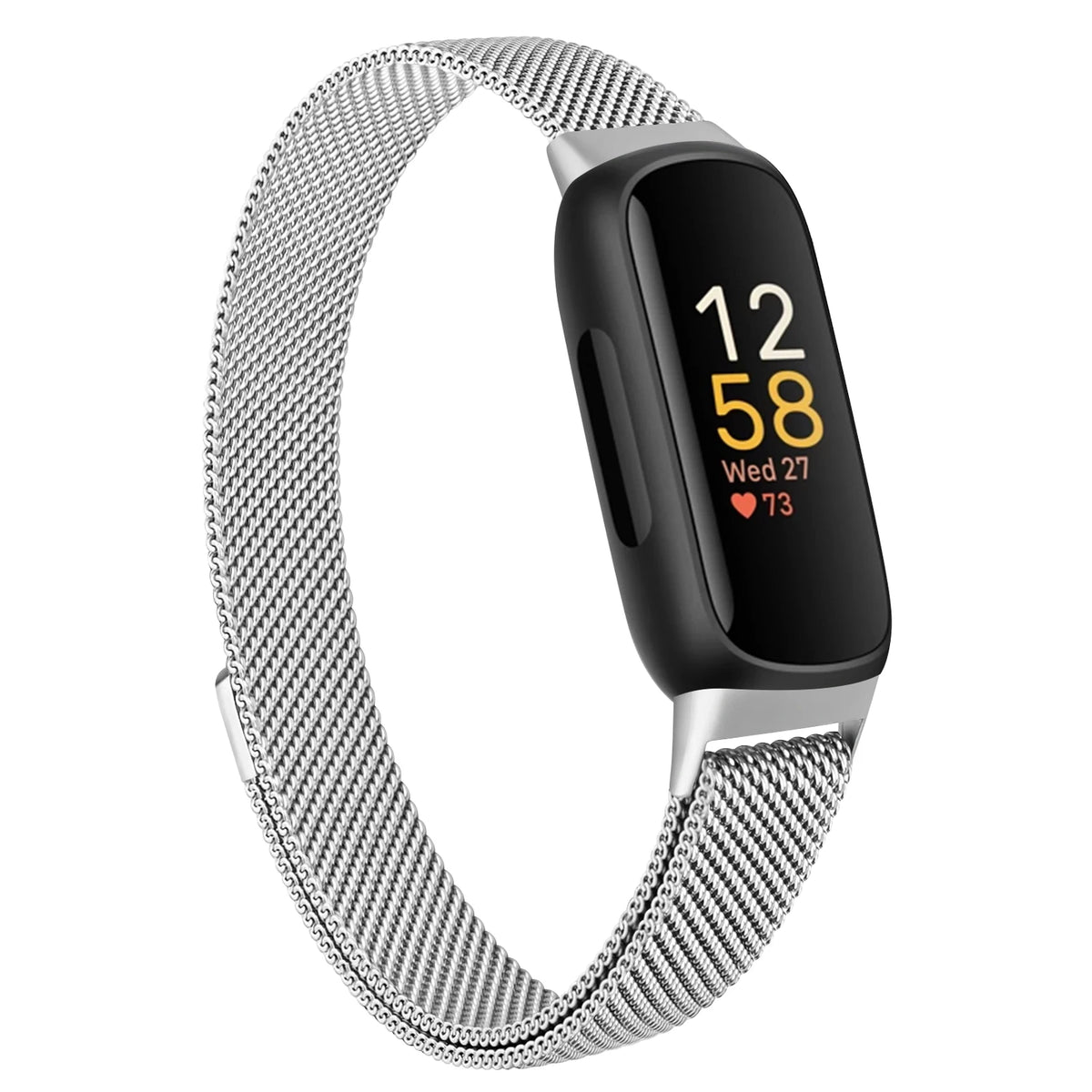 Bracelet à boucle magnétique en métal pour Fitbit Inspire 3, Bracelet de montre en acier inoxydable pour Fitbit Inspire 3