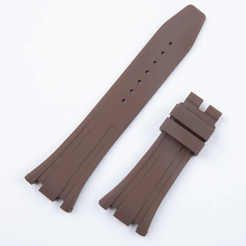 Soft Rubber Watch Strap, 26mm, for AP Strap, for Audemars Piguet, 15400, 15500, 26331, 3.5mm, End Link Bracelet