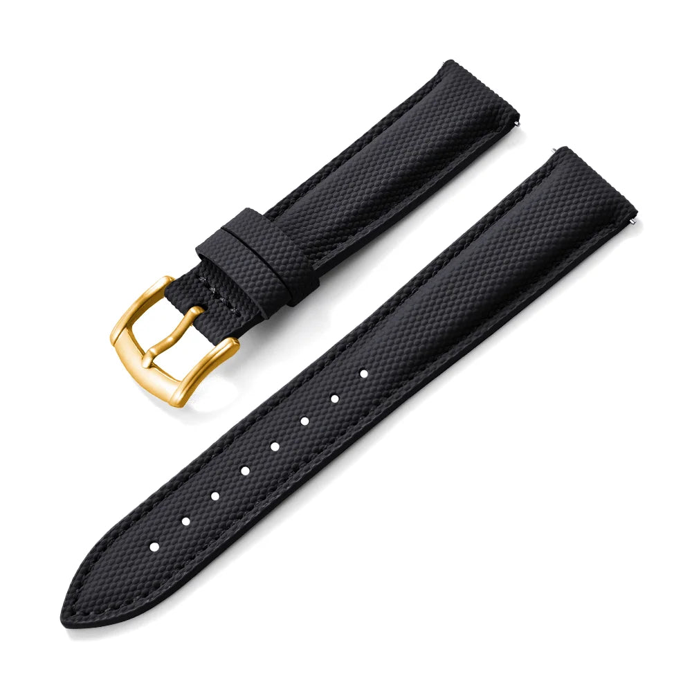 New Sailcloth Coated Sport Watch Strap 18/19/20/22mm Quick Release Waterproof Wristband for Huawei/Samsung Smartwatch Accessories