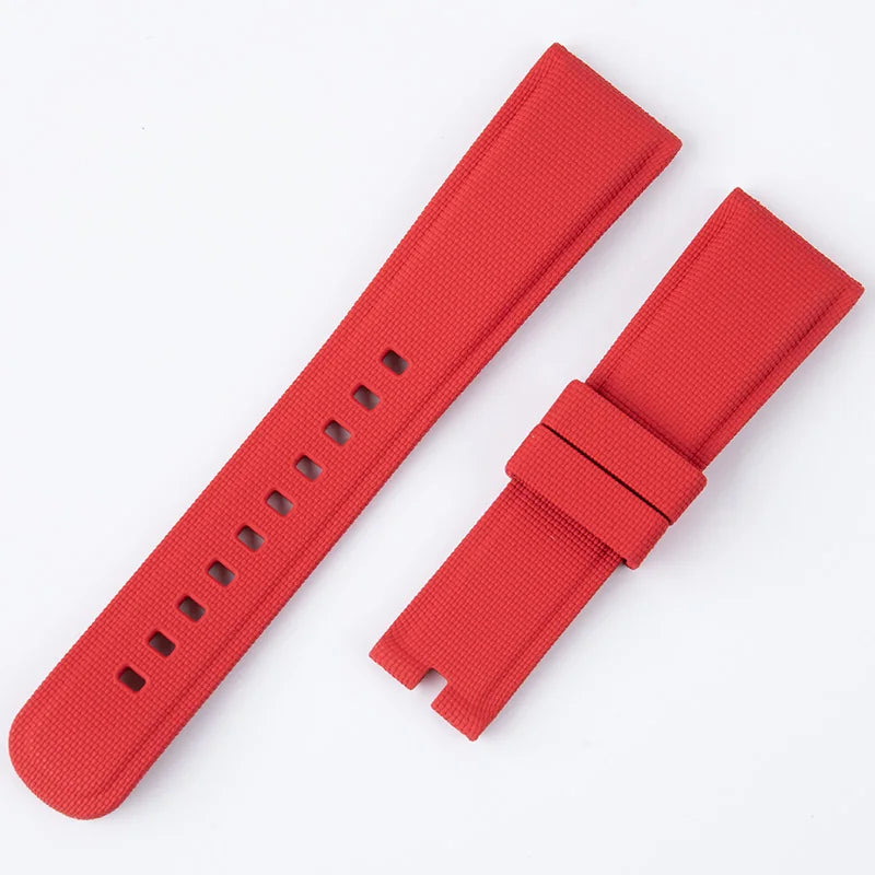 Quick Release FKM Rubber Waterproof Watch Strap, 18/19/20/21/22/23/24mm, for Oris Seiko Omage Rolex