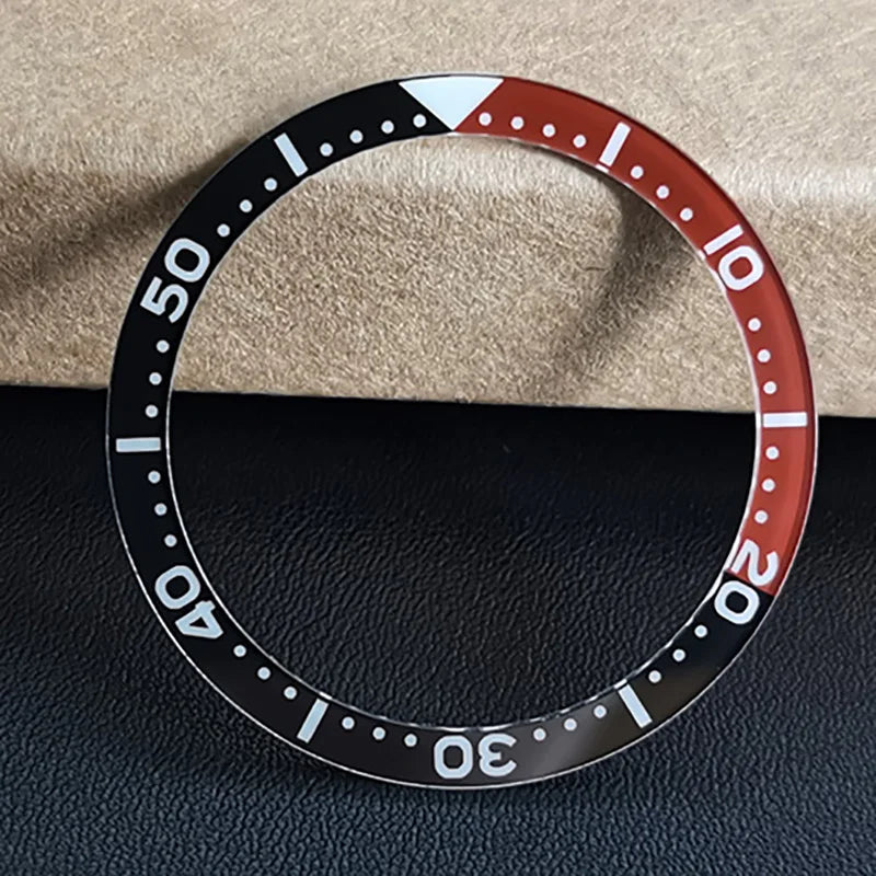 Seiko SKX007/009 腕表配件 全新蓝宝石夜光表圈嵌件,适用于 SRPD51/53 替换
