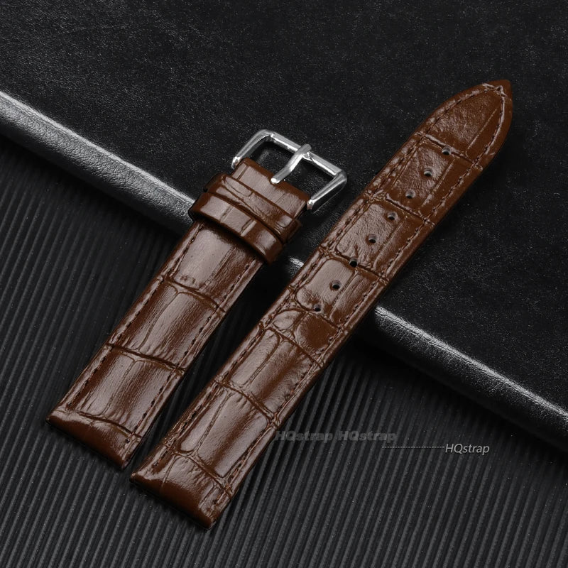 Bracelet de montre en cuir pour hommes femmes 12mm 14mm 16mm 18mm 19mm 20mm 21mm 22mm bracelet de montre bracelet de montre en cuir de remplacement universel