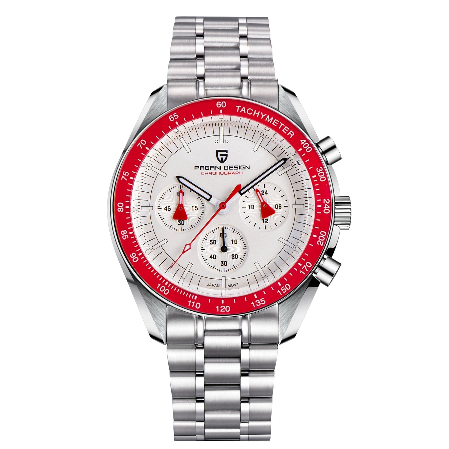 Orologio da uomo 40 mm Cronografo al quarzo - PAGANI DS AK Project AR Sapphire Date Sport
