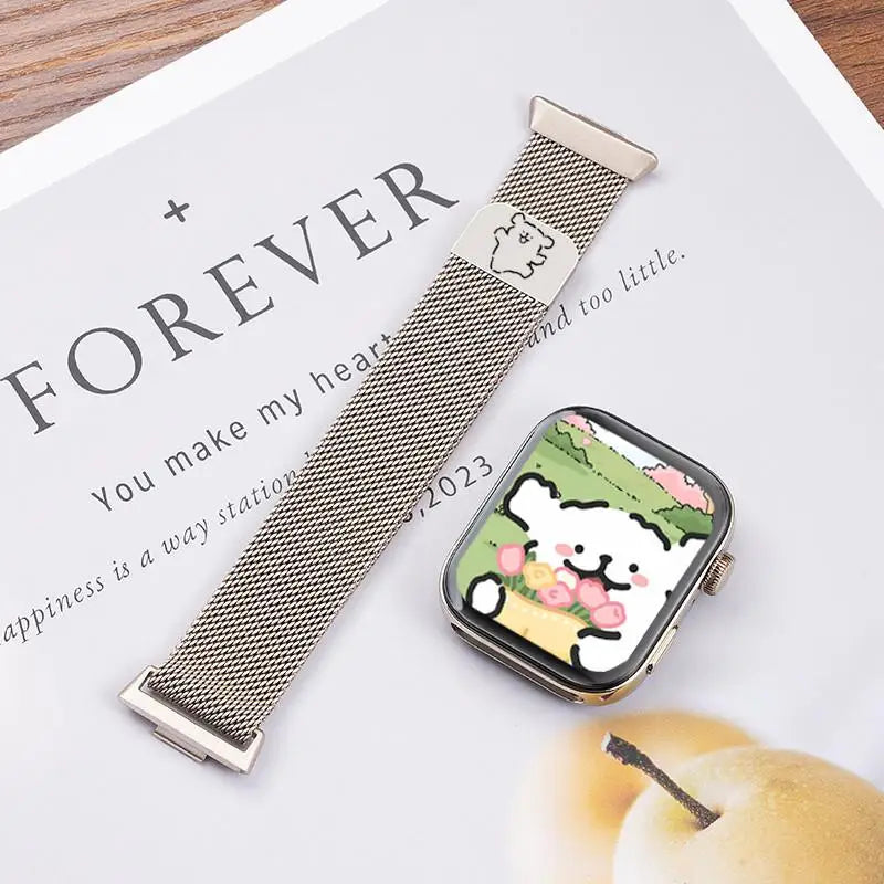 Milanese Loop Watch Strap for Huawei FIT 4pro Fit4, Stainless Steel Magnetic Bracelet for Huawei Fit3 Fit 4, Accessory