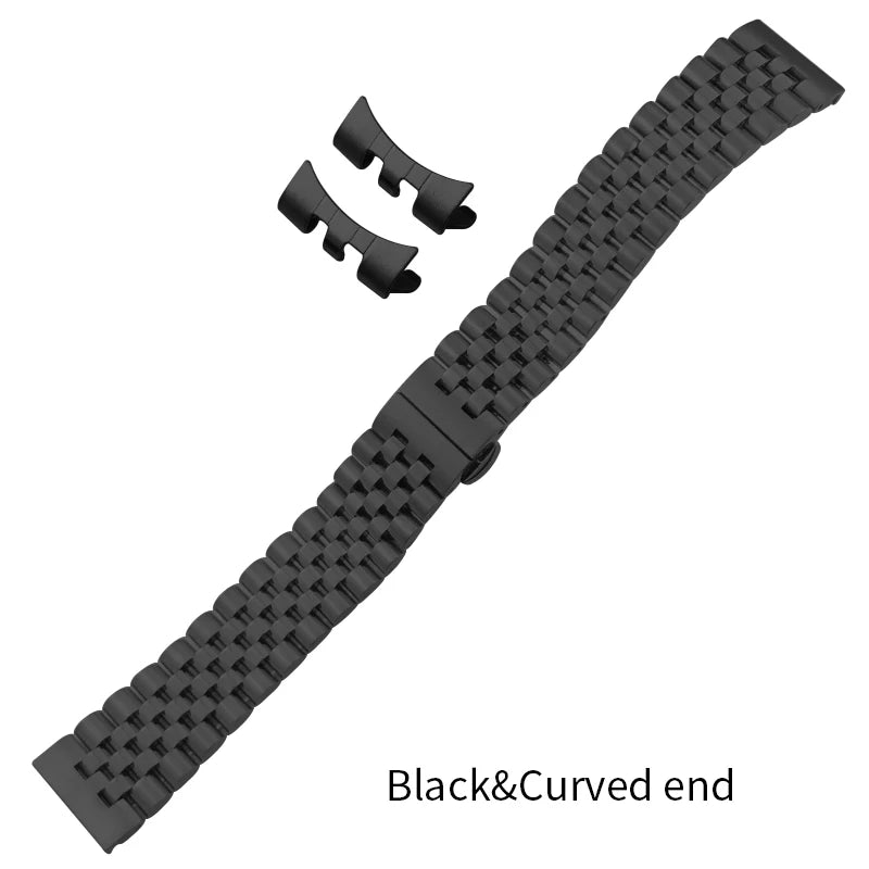 Bracelet de montre en acier inoxydable à extrémités courbes de 18 mm, 19 mm, 20 mm, 21 mm, 22 mm pour Tudor Black Bay GMT SEIKO 5 SKX, outils de montage inclus