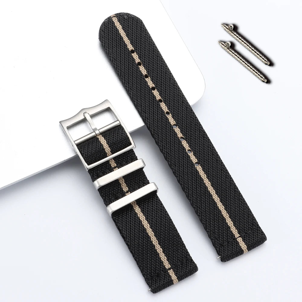 Cinturini per orologi in nylon a sgancio rapido per Rolex, Tudor, 20 mm, 22 mm, cinturino in tessuto per Seiko, cinturino sportivo
