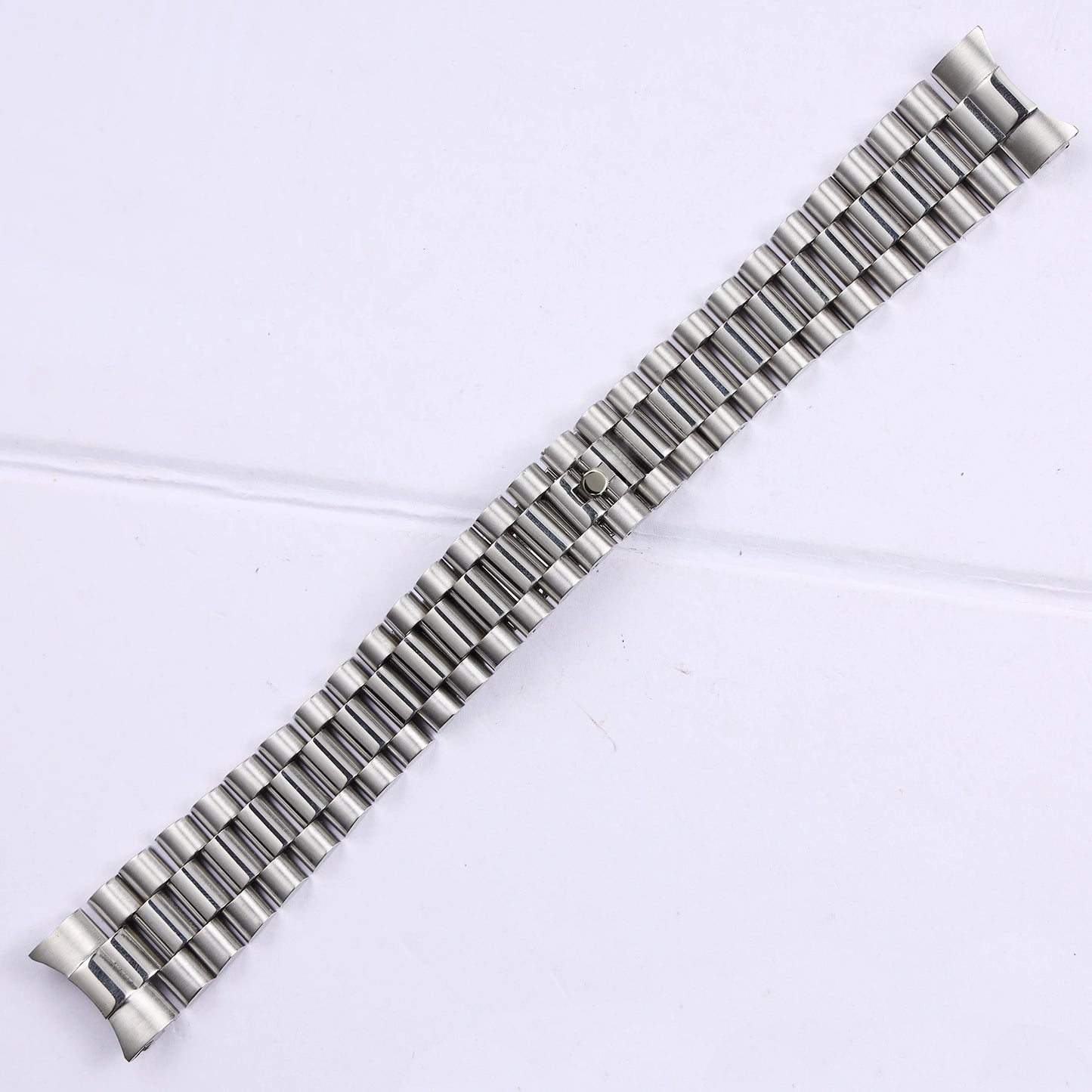 Bracelet de montre en acier inoxydable massif argenté et doré de 13, 17, 20 et 21 mm pour Rolex Oyster Perpetual Date, bracelet métallique.