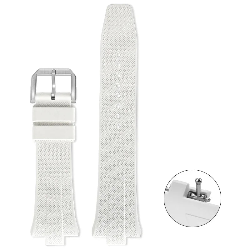 Bracelet en caoutchouc fluoré pour Citizen NJ0150 NJ0151 0158, boucle ardillon à dégagement rapide, souple FKM Sport, étanche, remplacement du bracelet de montre 9mm