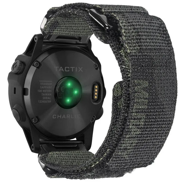 HEMSUT Watch Strap for Garmin Fenix 8 7 6 Nylon Quickfit 20 22 26mm Sport Band Compatible EPIX /MK3 /Tactix