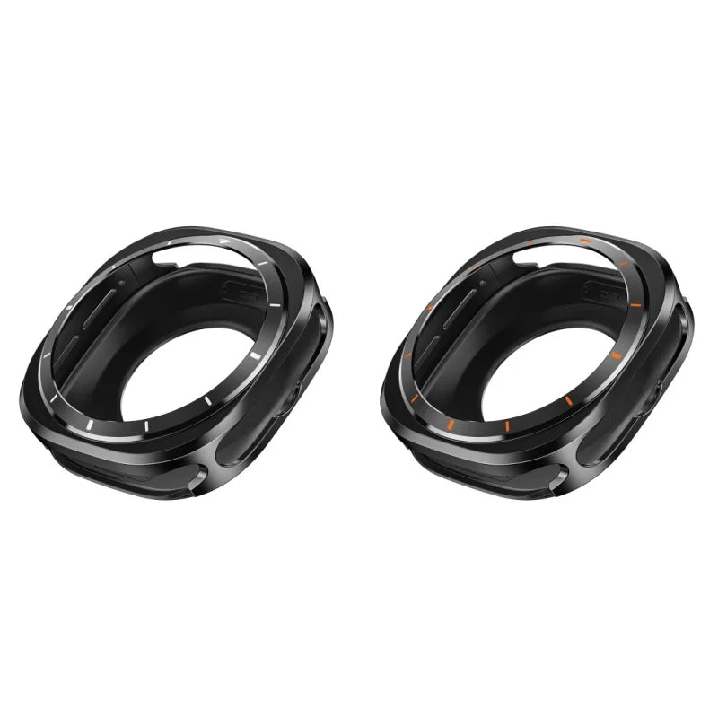 BUSKOZ 1/2pc Étui de protection en métal pour Samsung Galaxy Watch Ultra, sans film protecteur d'écran, accessoires