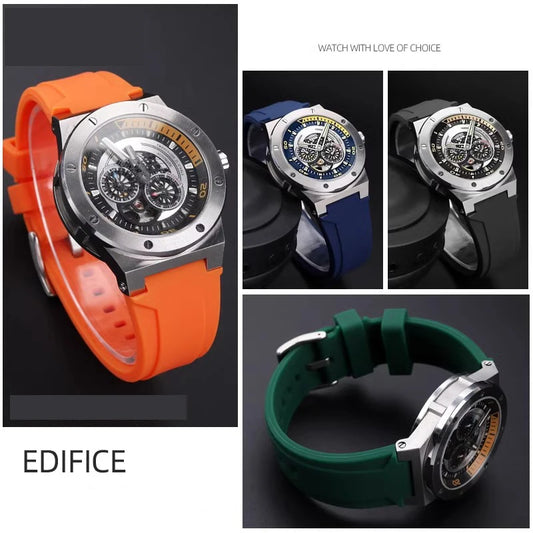 Cinturino per orologio in gomma impermeabile, cinturino per orologio sportivo, marca I.w Carnival, originale, 589g, 618g, 612g, 619g