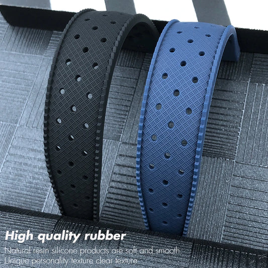 Cinturino per orologio in gomma colorata per immersioni, cinturino in silicone, Tissot, Tudor, Certina, SeATM, SKX, Samsung ORIS, 19mm, 20mm, 21mm, 22mm, 18mm