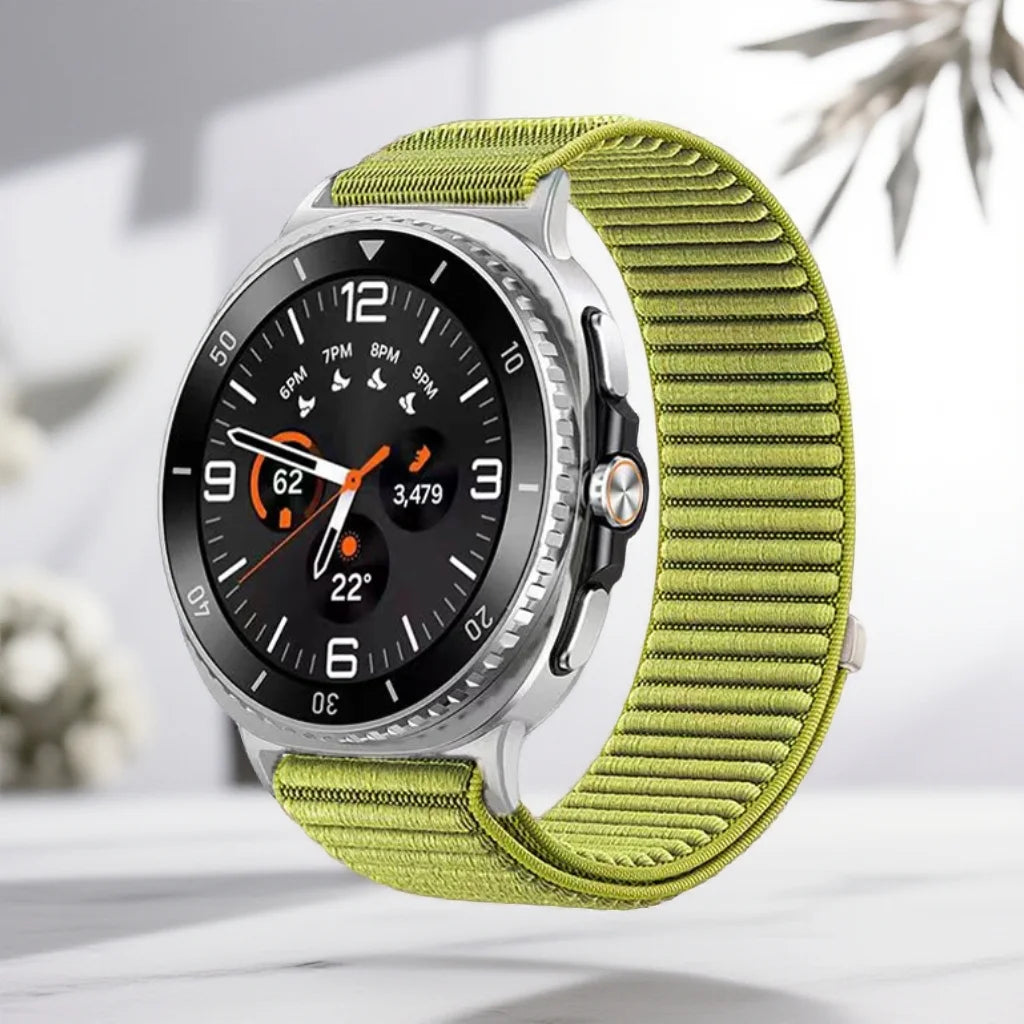 Bracelet de montre tressé élastique en Nylon, pour Samsung Galaxy Watch8 Band 40mm 44mm/Galaxy Watch 8Classic 46mm/Ultra 2025