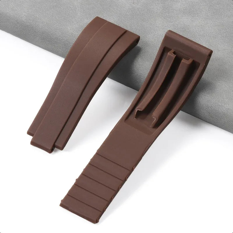 For Rolex 20mm Silicone Strap for Rolex Water Ghost Daytona Submariner, Rubber Silicone Watch Strap, Waterproof Bracelet