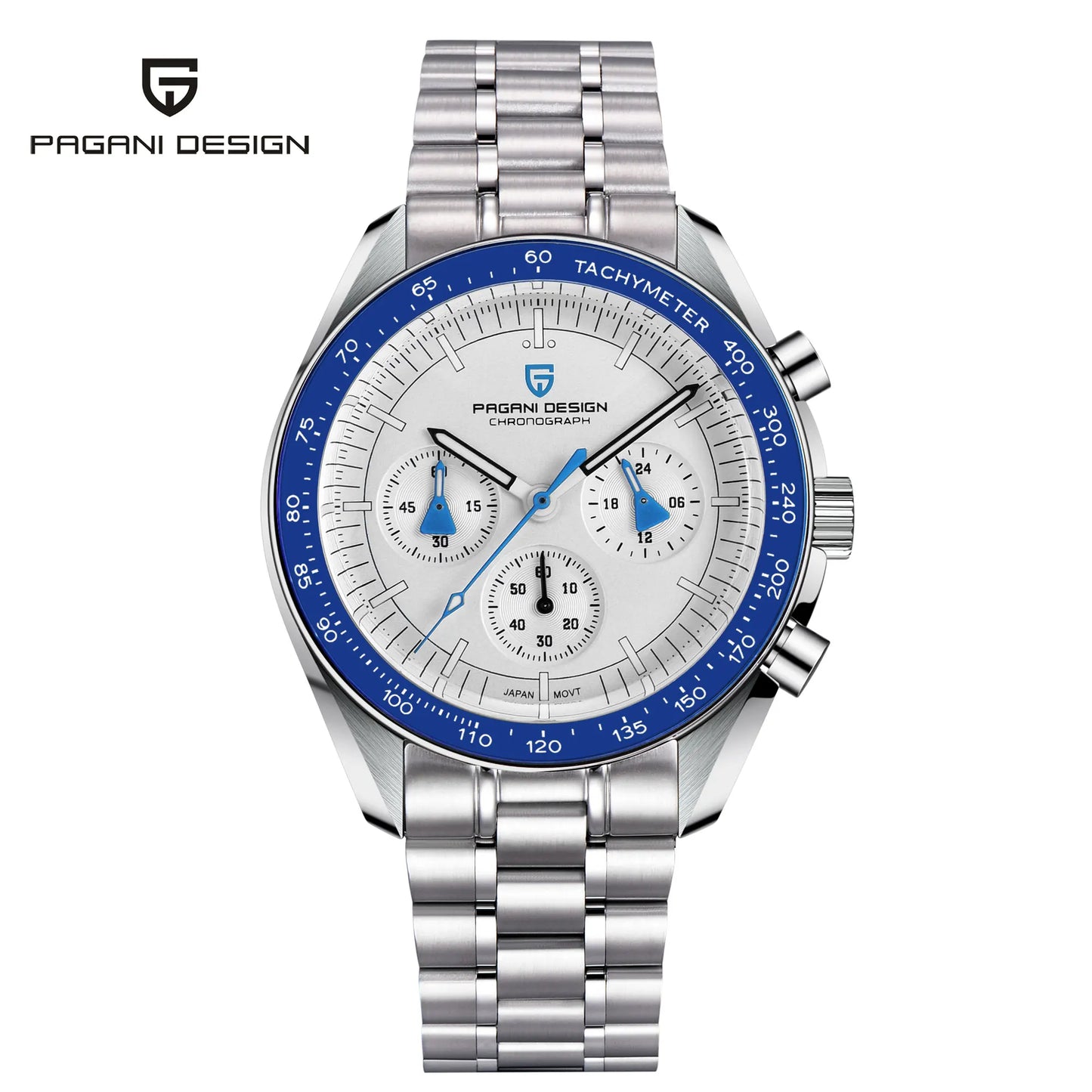 Orologio da uomo 40 mm Cronografo al quarzo - PAGANI DS AK Project AR Sapphire Date Sport