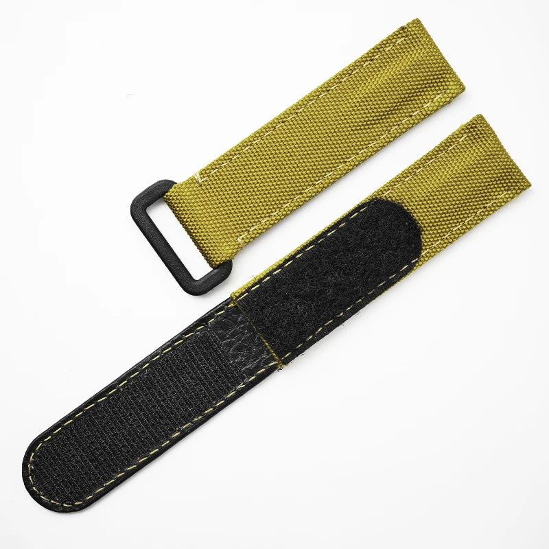 Nylon Fabric Watch Strap, 20mm, Magic Tape, Velcro, for IWC Omega Hamilton Khaki Seiko SKX 5 Certina MIDO Tissot Breitling