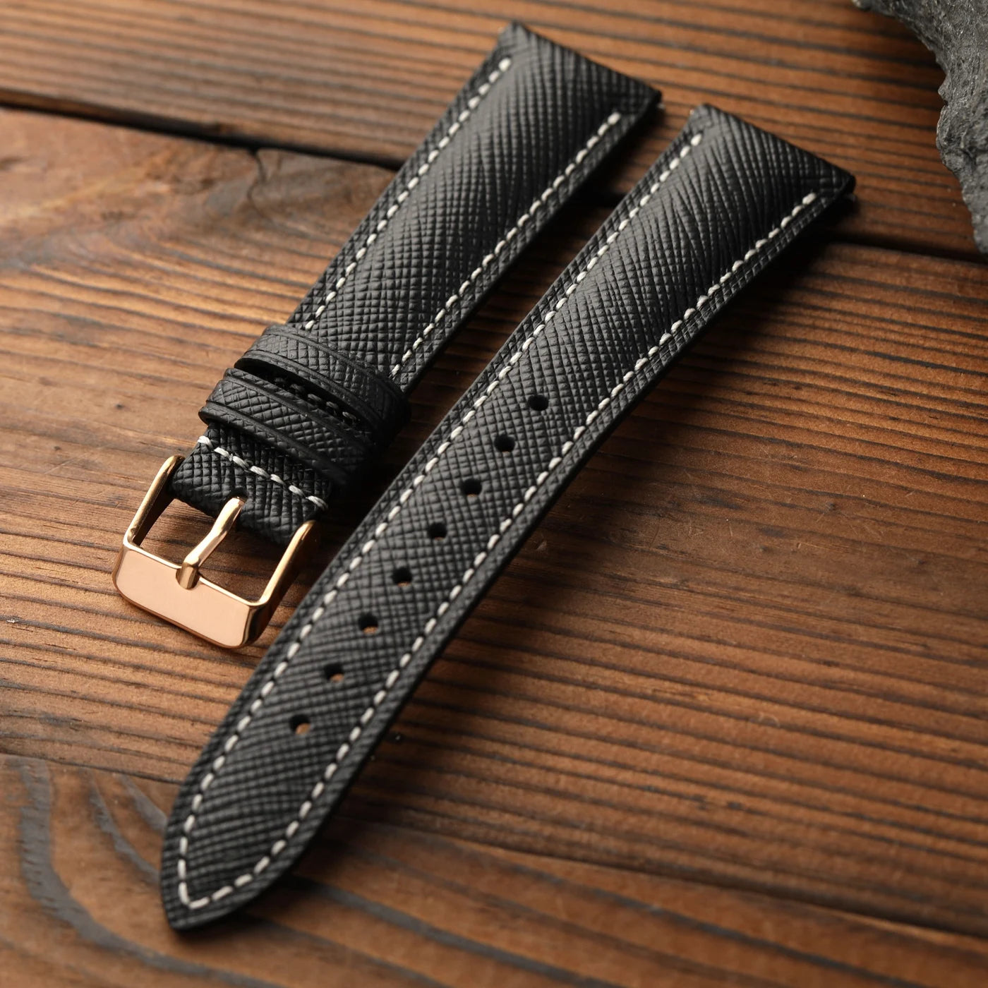 Cinturino in pelle curva fatto a mano, 18 19 20 mm, a sgancio rapido, motivo incrociato morbido, stile retrò, cinturino per orologio da uomo