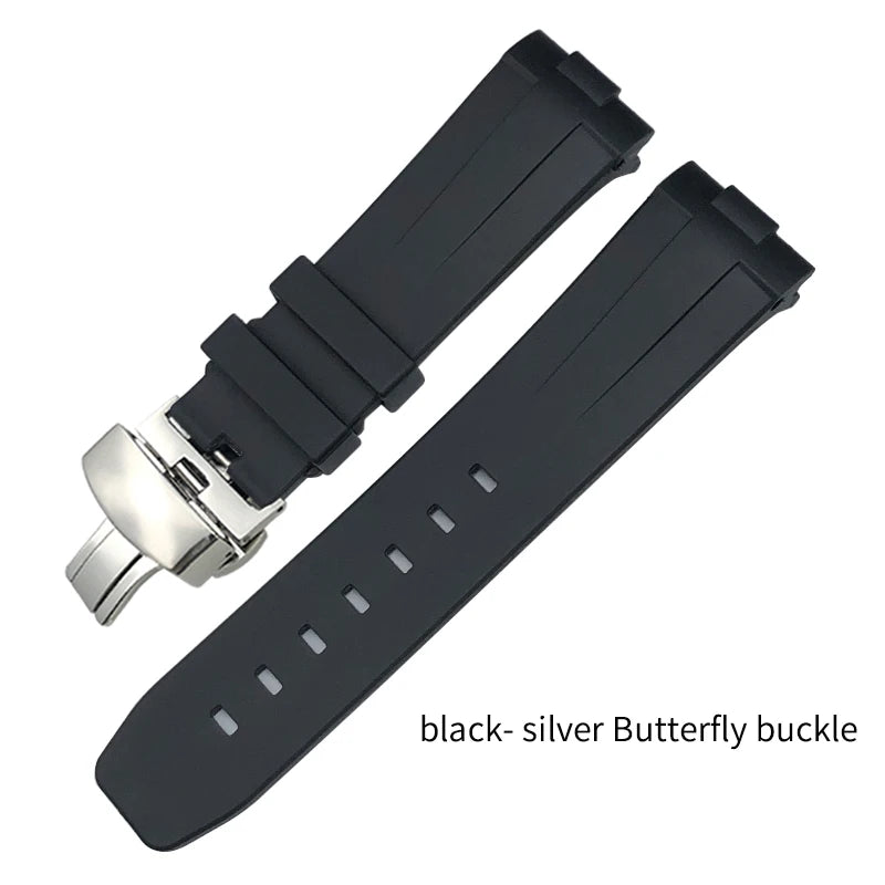 Rubber watch strap for SEIKO 5 Longines Hydroconquest mol Omega Planet Ocean, silicone watch strap, 21mm, 22mm, 23mm, 24mm, new