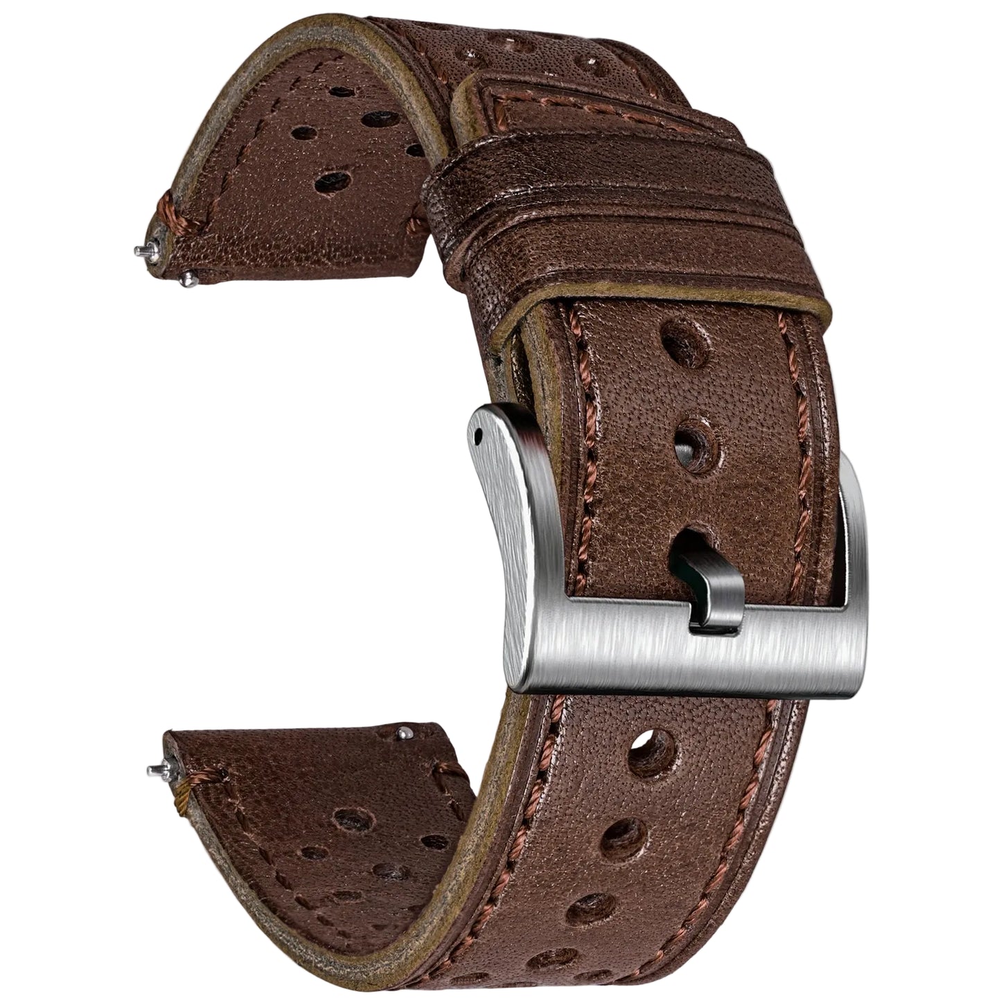 Bracelet de montre Rallye en Cuir pour Homme - Dégagement rapide - Universel