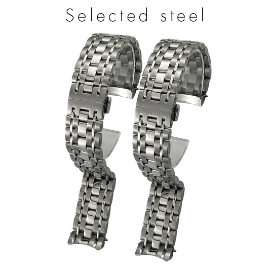 316L stainless steel watch strap, 20mm, suitable for Tissot 1853 T059.507 T059.528 T059 series, solid metal waterproof watch strap