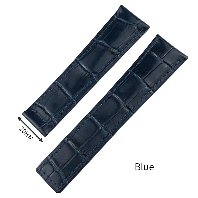 Bracelet de montre en cuir 19mm 20mm 21mm 22mm 23mm 24mm pour F1 TAG HEUER formule 1 Aquaracer CARRERA MONACO AUTAVIA bracelet de montre en peau de vache