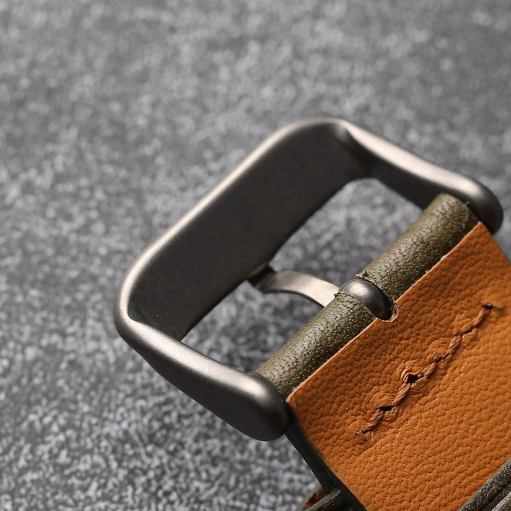 Titanium buckle, 18MM 20MM matte non-stainless steel buckle, leather strap accessory buckle, watch accessories