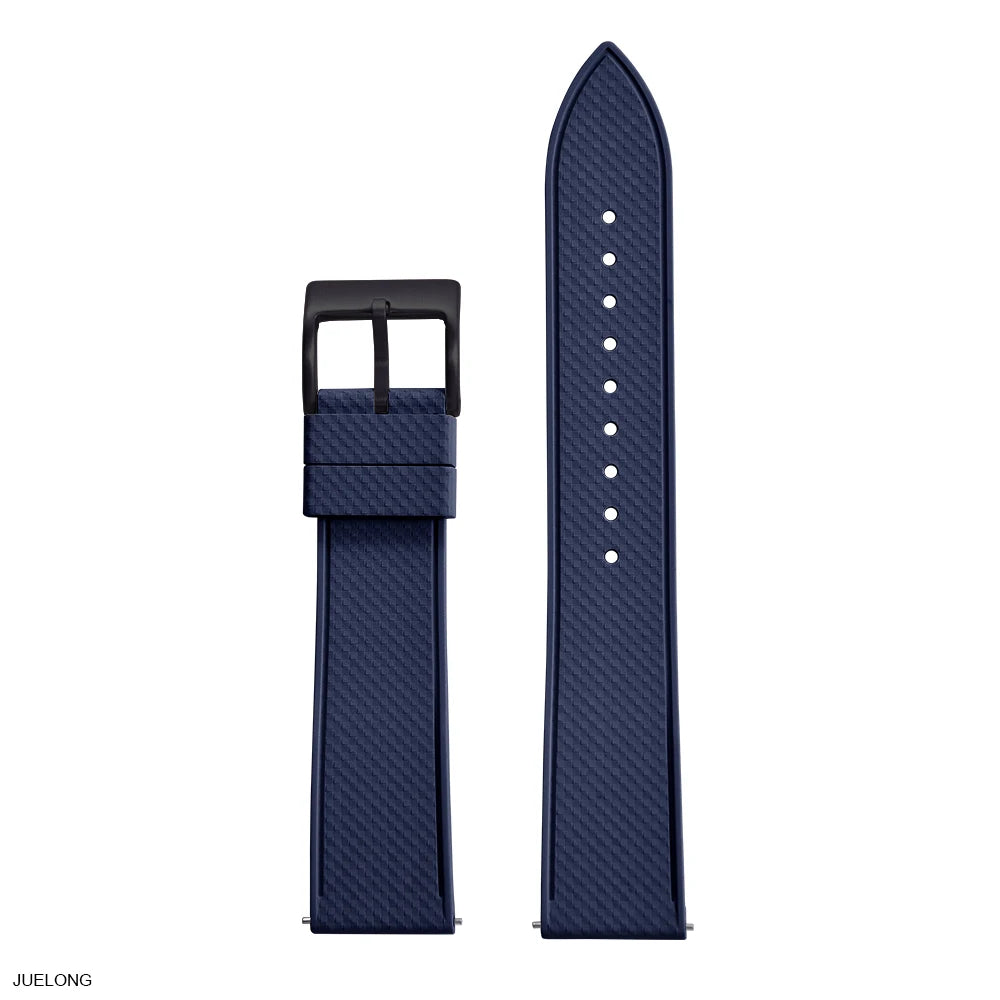 Premium FKM FPM Flexible Rubber Watch Straps 20mm 22mm Quick Release Watch Bands Durable Waterproof Dive Strap for Mosaic