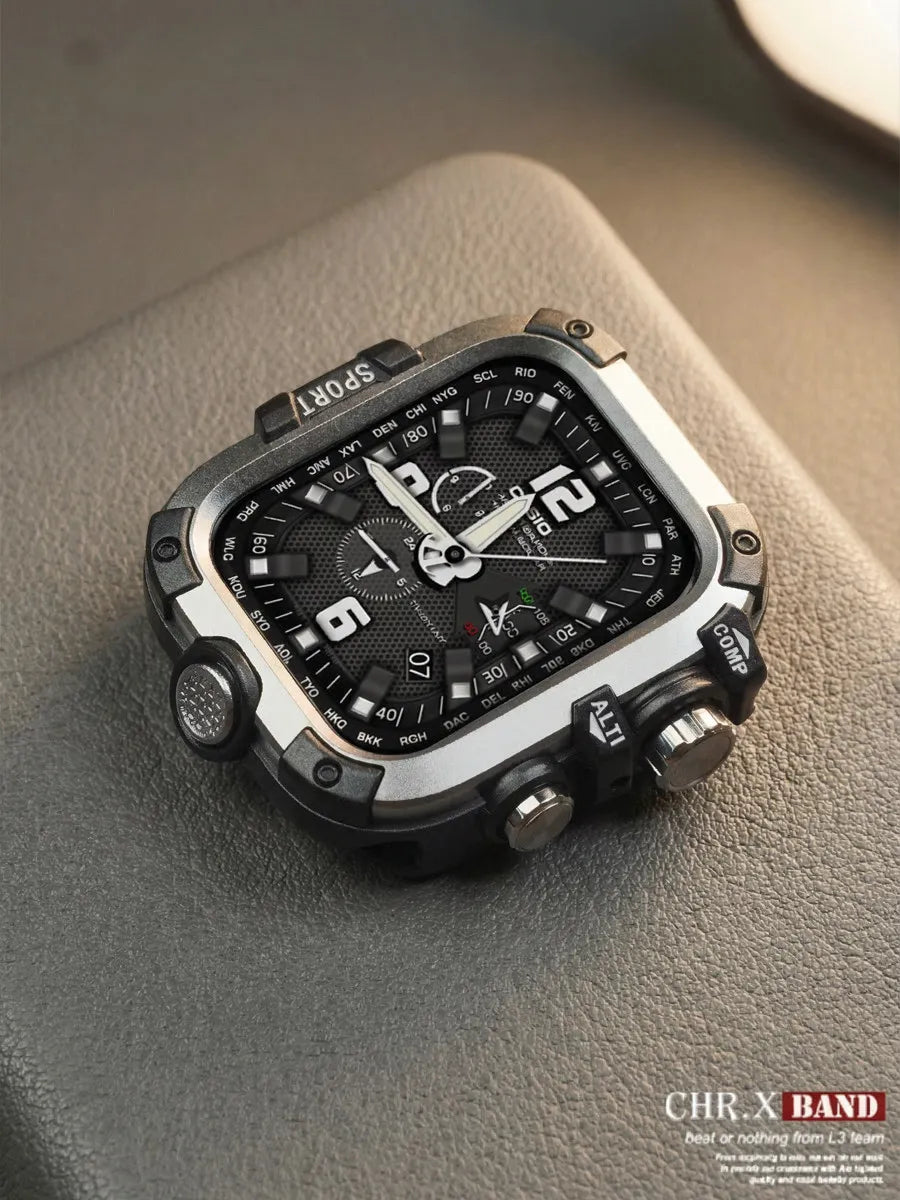 Metal alloy case for Apple Watch Series 11 109 8 7 49mm 46mm 45mm for iWatch 654SE 44mm