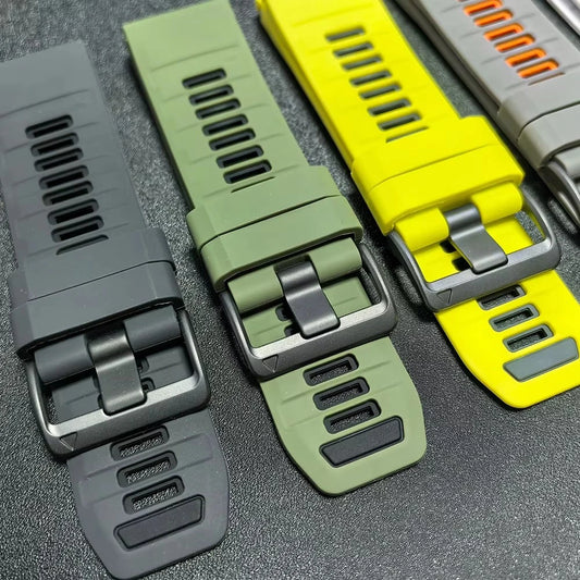 Bracelet en silicone QuickFit 22mm 26mm pour Garmin Fenix 8Pro 7 7X 6X Pro 5X Plus Epix Gen2 Enduro 3 2, bracelet de montre souple à libération rapide