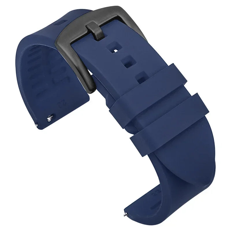 Bracelet de montre en Silicone 18mm 19mm 20mm 21mm 22mm 24mm bracelet de sport étanche pour hommes pour Rolex pour bracelet de remplacement de montre Seiko