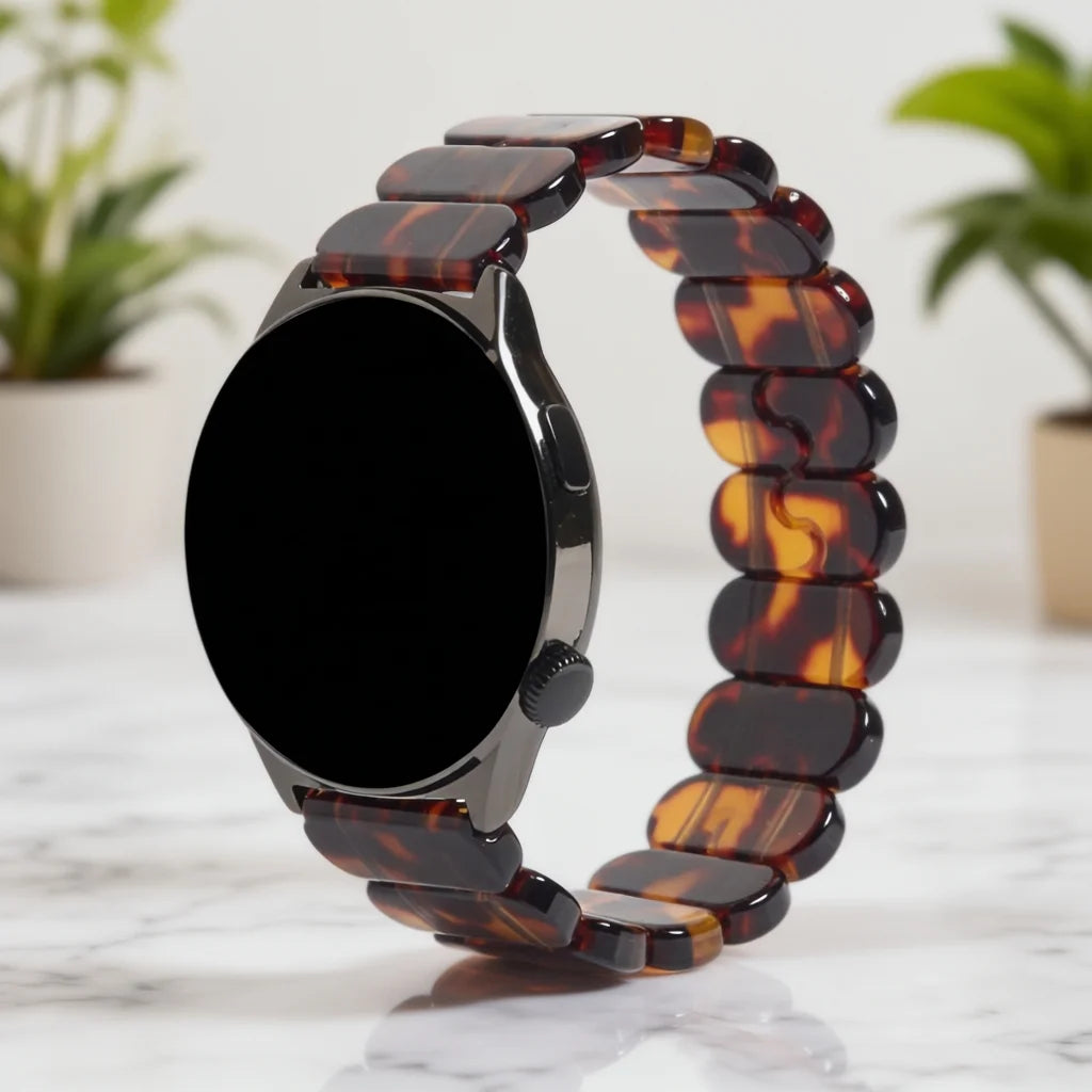 Braccialetto in resina per Samsung Galaxy Watch 7/6/4/5/5 Pro/Classic/Active 2, per Amazfit GTR/GTS 4/Garmin Venu 4/Venu 3/Huawei Watch