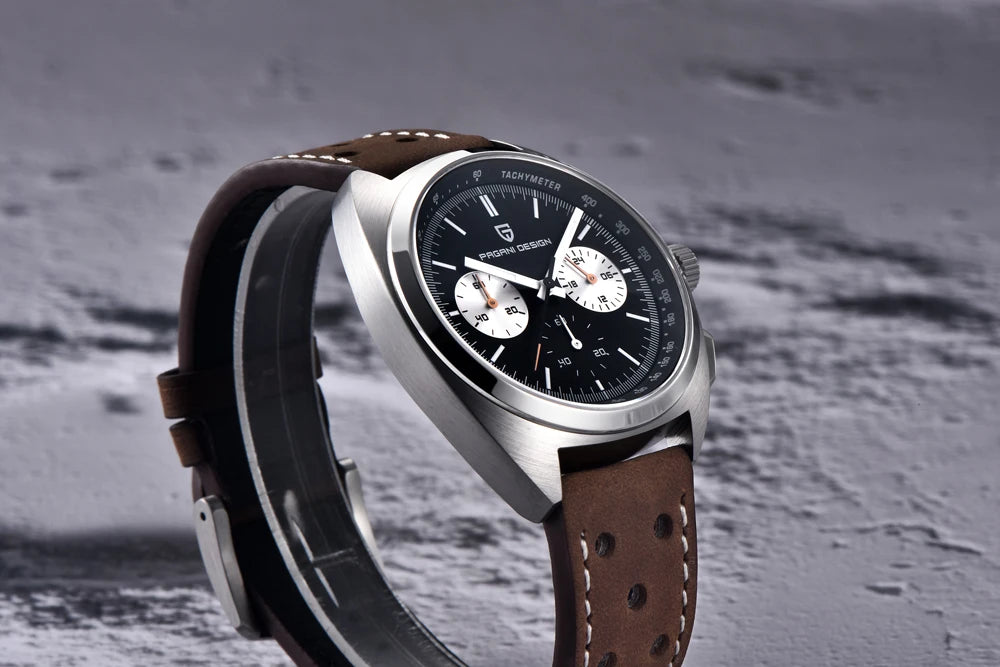 Orologio da uomo 39 mm cronografo al quarzo - PAGANI DS AR Sapphire Retro Sport
