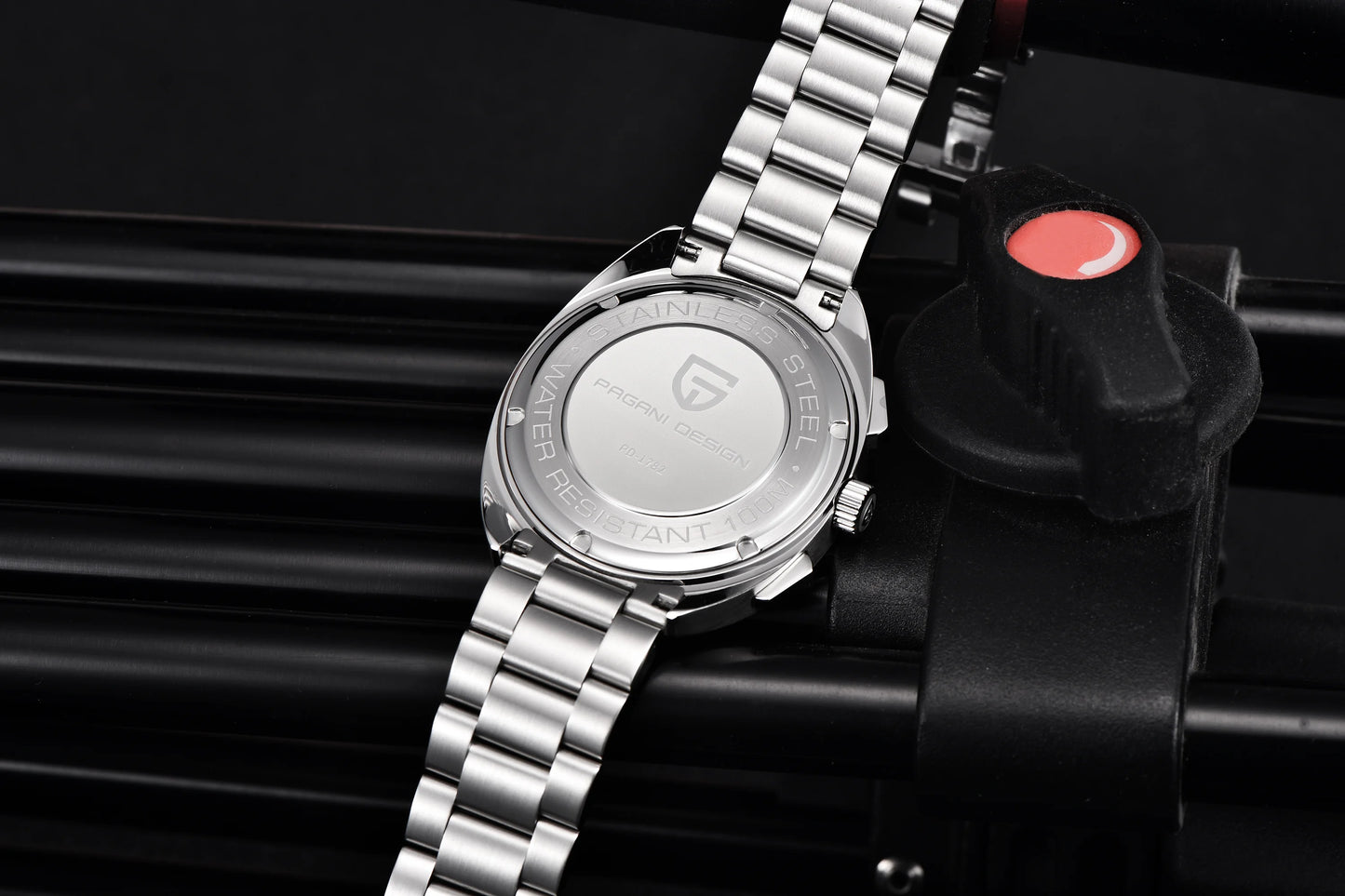 Orologio da uomo 39 mm Cronografo al quarzo - PAGANI DS Panda Dial VK63 Sapphire Sport