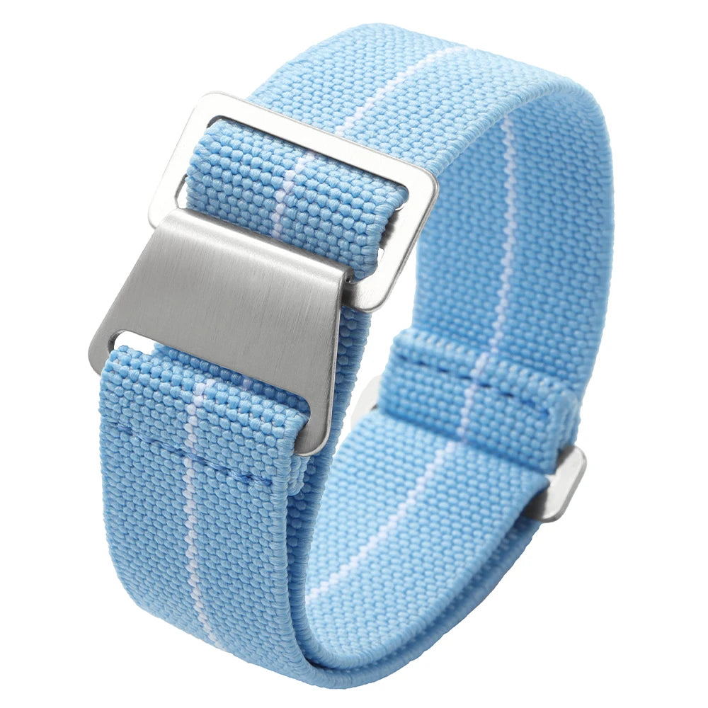 Bracelets de montre en Nylon 18/20/22mm, Parachute élastique respirant, respectueux de la peau, pour Rolex Water Ghost pour Omega pour Bracelet Tudor