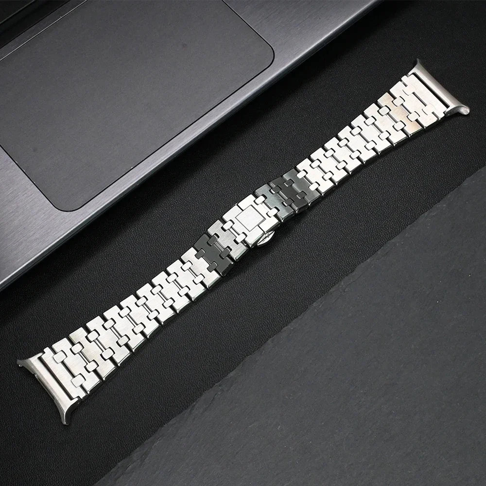 Luxury Stainless Steel Bracelet for Samsung Galaxy Watch Ultra 2, Metal Strap for Samsung Galaxy Ultra 47mm, Replacement Correa