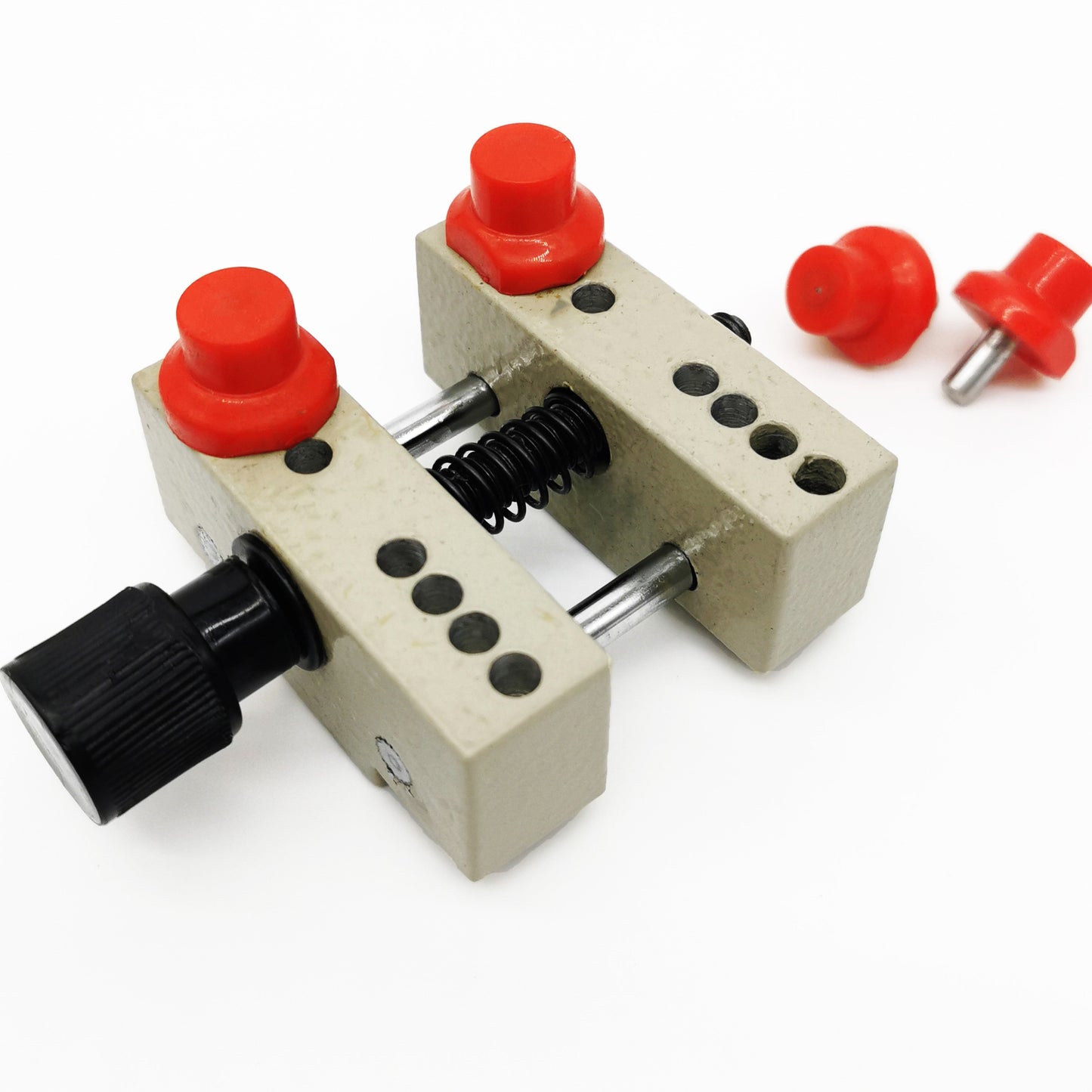 Kit de herramientas para abrir cajas de relojes Masar de Ø70 mm - Mordazas de acero endurecido - Soporte de acero