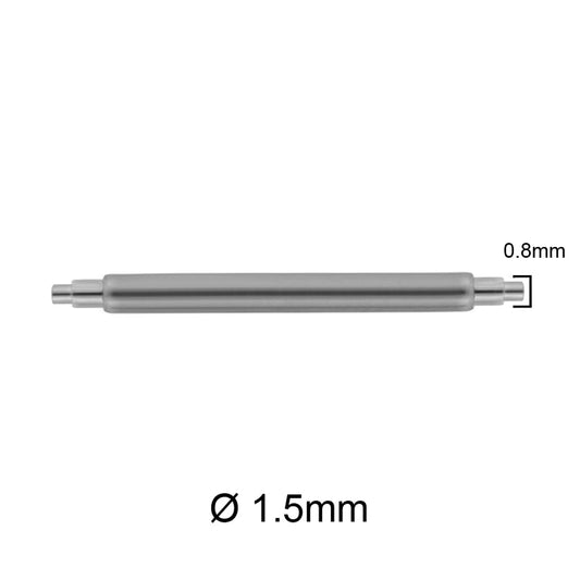 Masar XDS Ø 1,5mm - Barrettes à ressort pour bracelet de montre - Inox 316L - 0,8mm - 2 pcs
