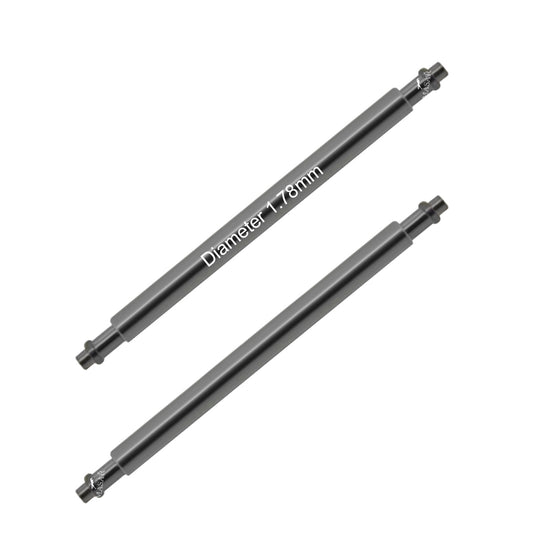 Masar Barrette à ressort Ø 1,78mm bracelet de montre XSF Inox – Pointe Courte - 2 Pcs