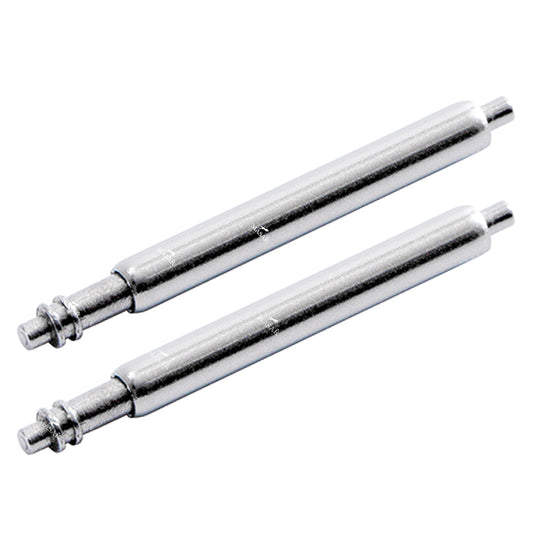 Barra a molla da 24 mm Ø 2,5 mm - Perno per cinturino Garmin - Acciaio inossidabile 316L - 2 pezzi