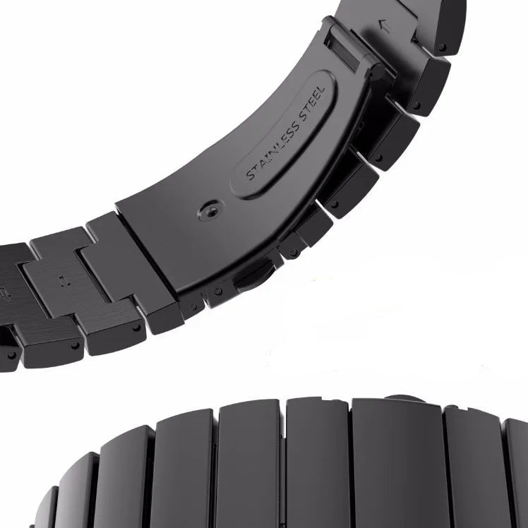 Bracelet de montre acier Universel pour Seiko, Galaxy Watch 3, Gear S3 - Boucle Déployante