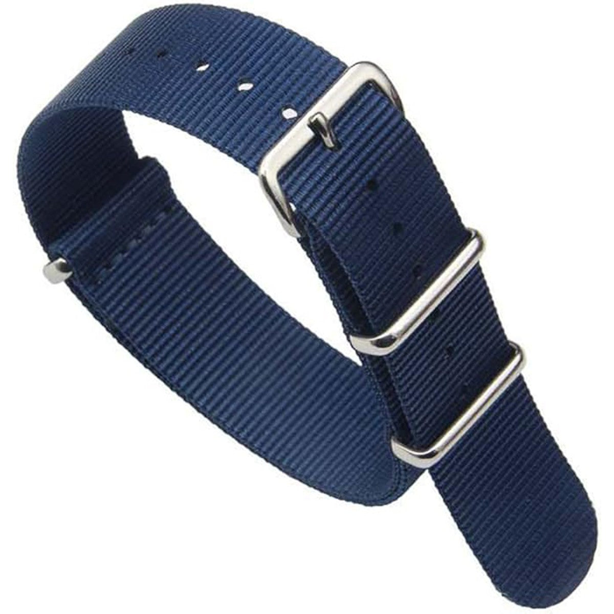 Masar Bracelet Nato Bleu Marine - Tissu Nylon G10