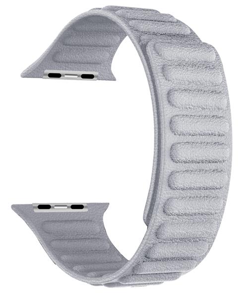 15 colores - Pulseras - Compatible con Apple Watch - Hebilla magnética de cuero de microfibra