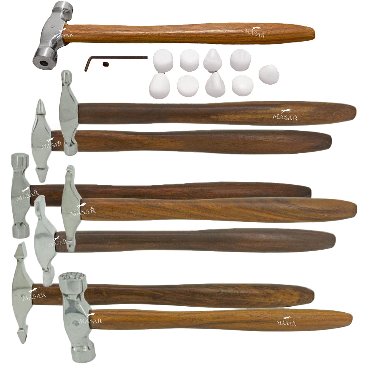 Martillos para dar forma y texturizar – Estilo Fretz – 1 pieza
