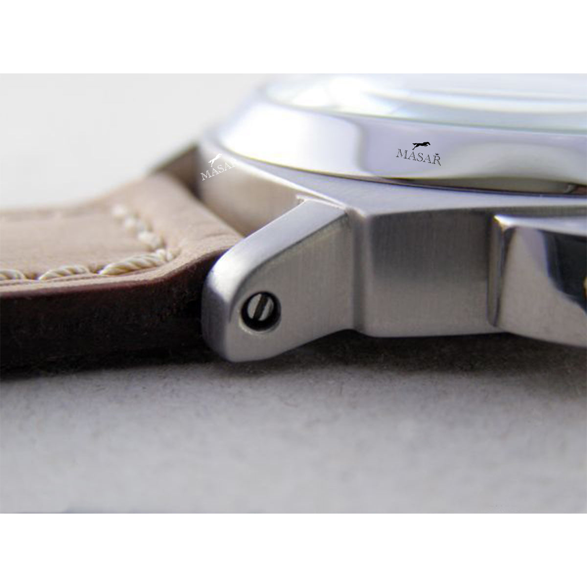 Pasadores Masar - Barras de tornillo - para correa de reloj - Compatible con Panerai - Acero inoxidable 316L - 2 piezas