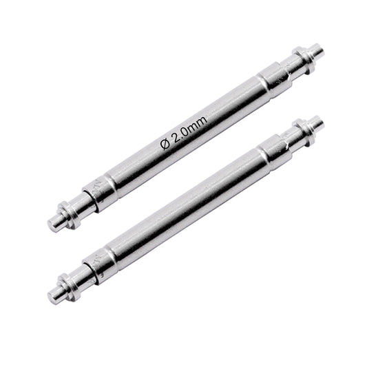 Masar Barrette à ressort goupille Ø 2mm bracelet de montre XST Inox 316L - 2 Pcs