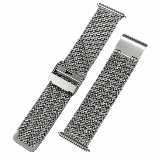 Bracelet Montre Maille Milanaise Scintillante Maillage Double - Premium Inox / Rapide / Universel