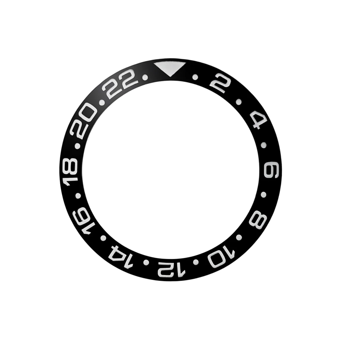 Masar Inserto lunetta per orologio - Per Rolex / Tudor - 116710 GMT Batman - Ø 37,75mm x Ø 30,45mm