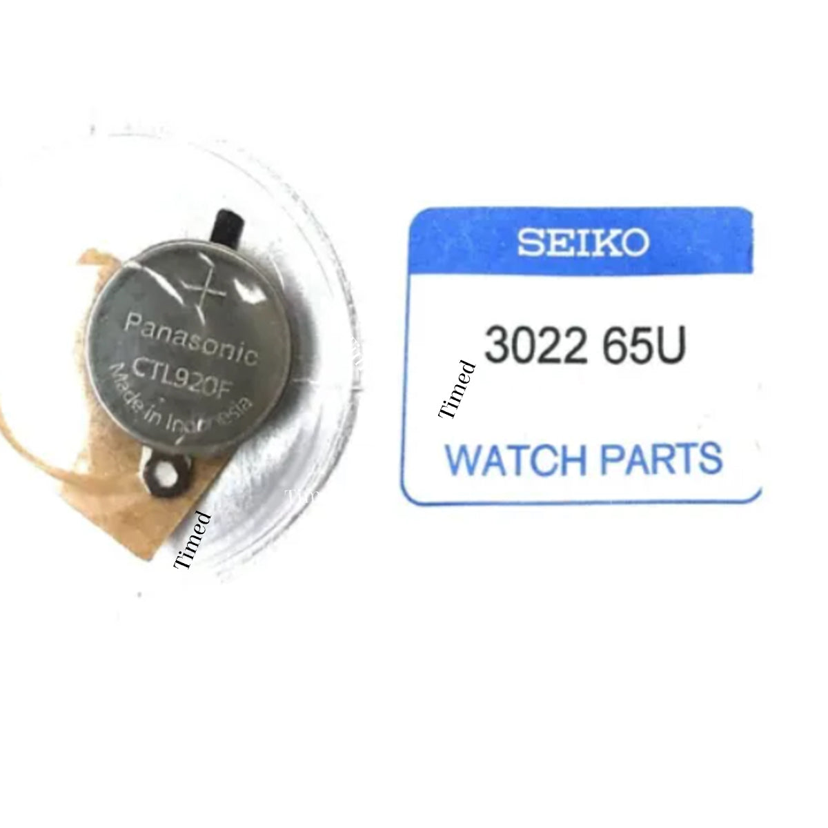 3022.65U compatible Seiko Battery 3022-65U Pile, Capacitor, Accu Akku - 1 Pcs