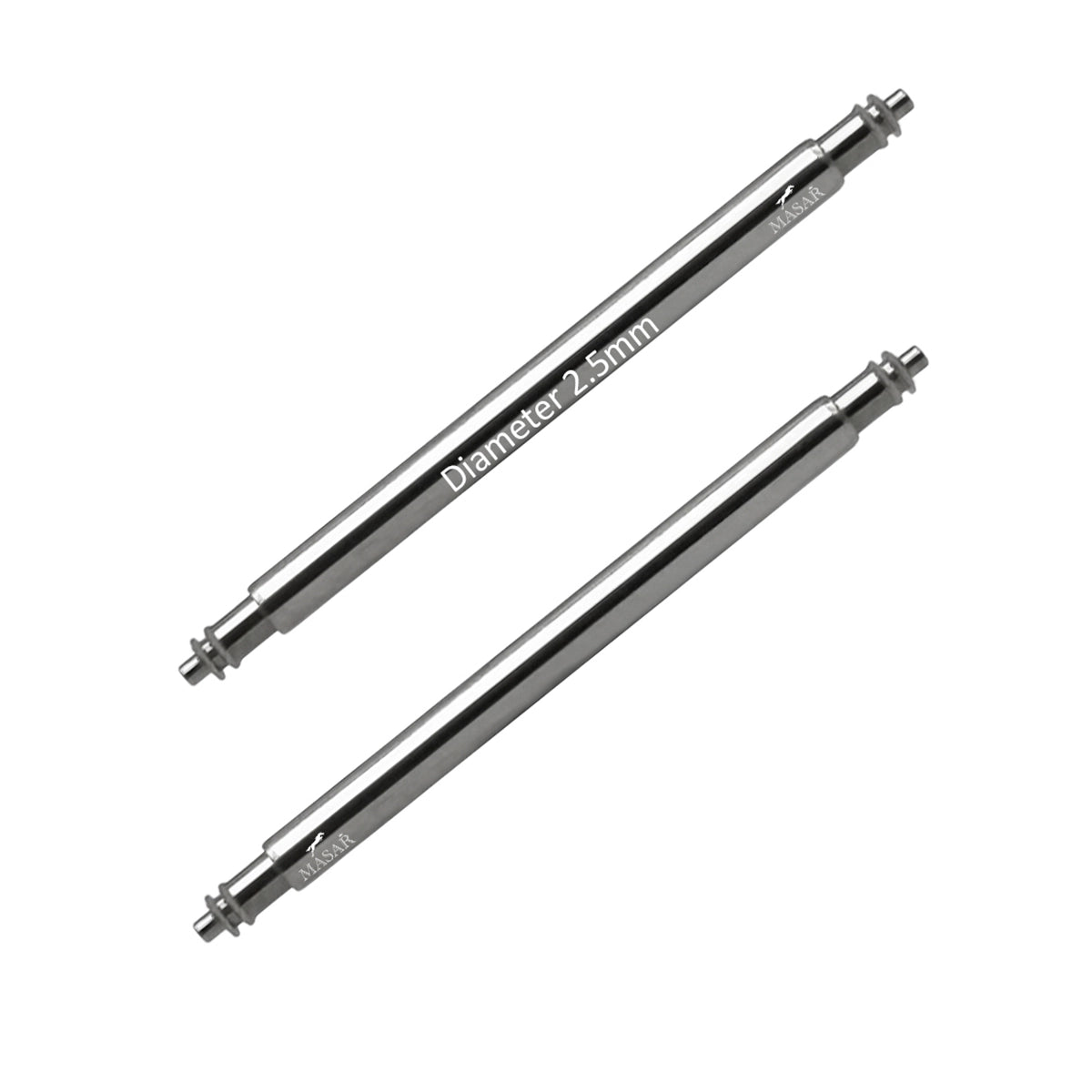 Masar Fat Spring Bars SLX Ø 2,5mm Compatible Seiko - Inox 316L - 2 pcs